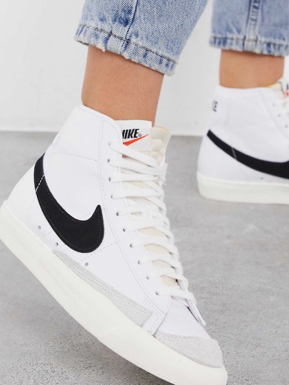 Nike Blazer Mid'77 Vintage white black Sneakers - Picture 14 of 14